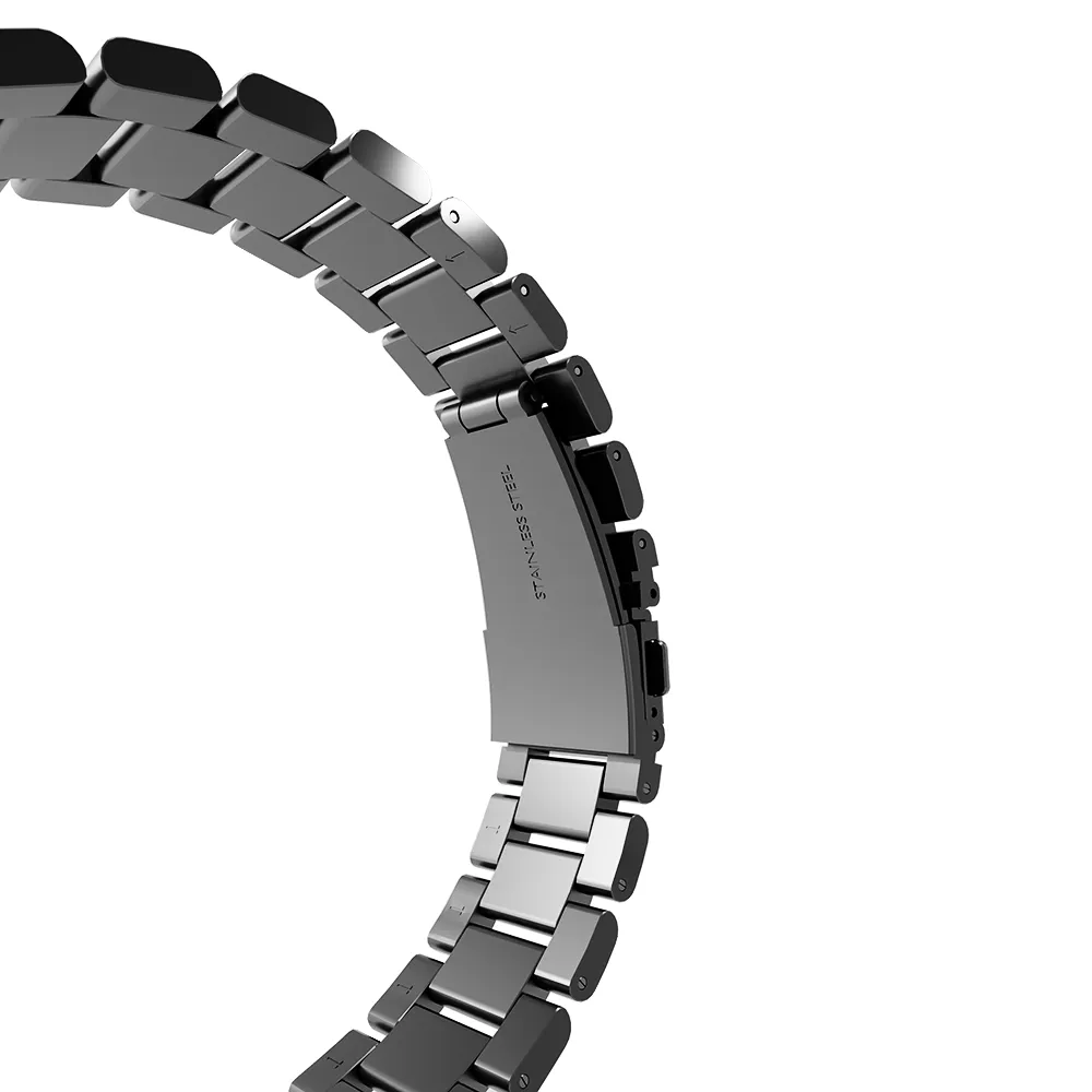 Luxury Feel Amazfit GTS 2 Steel Strap (Dark Grey)  Dont Miss Out!