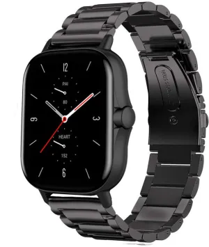 Luxury Feel Amazfit GTS 2 Titanium Strap (Black)  Going Fast!