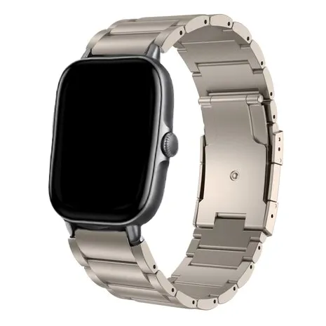 Luxury Feel Amazfit GTS 2 Titanium Strap (Titanium)  Limited Availability!