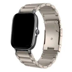 Luxury Feel Amazfit GTS 2 Titanium Strap (Titanium)  Limited Availability!