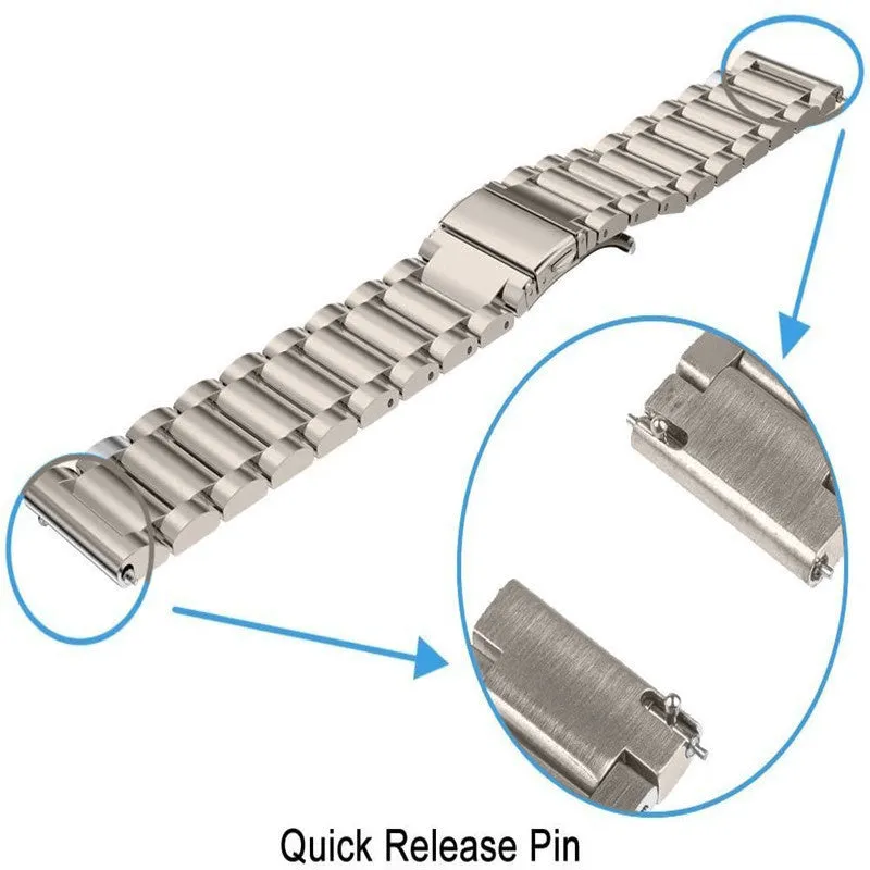 Luxury Feel Amazfit GTS 2 Titanium Strap (Titanium)  Limited Availability!