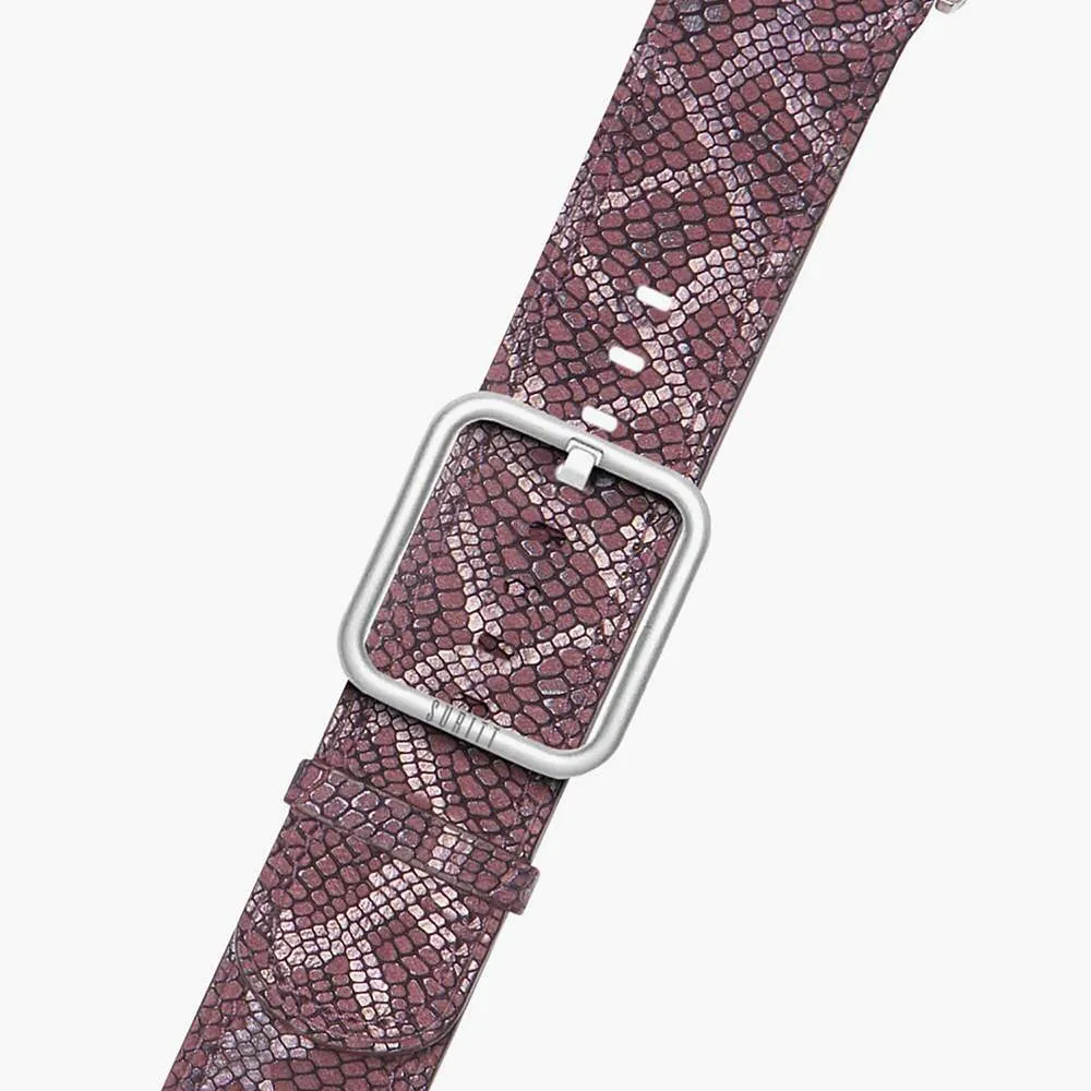 Luxury Feel Apple Watch Band Paris Burgundy  Going Fast!