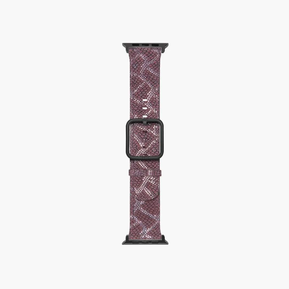 Luxury Feel Apple Watch Band Paris Burgundy  Going Fast!