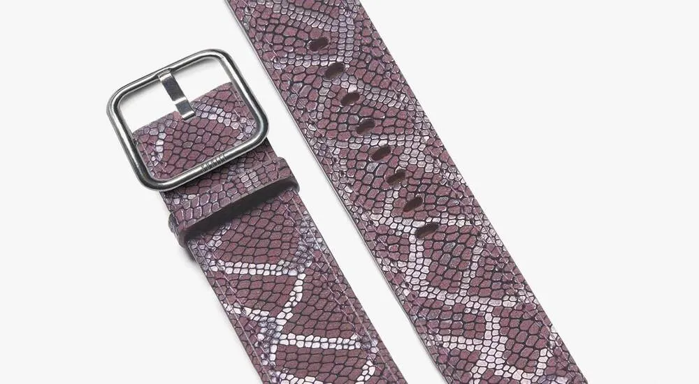 Luxury Feel Apple Watch Band Paris Burgundy  Going Fast!