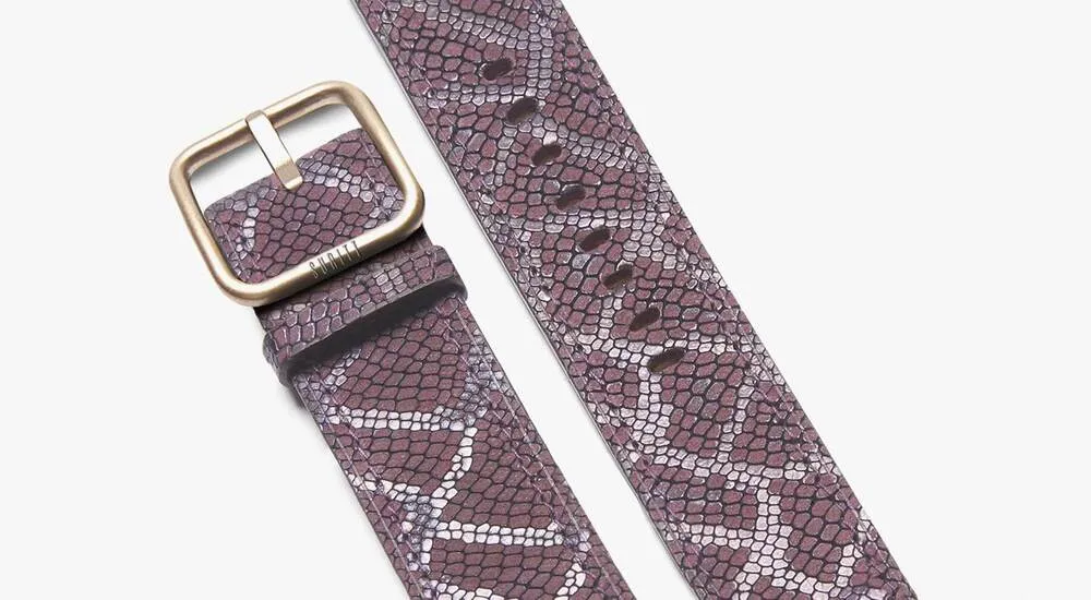 Luxury Feel Apple Watch Band Paris Burgundy  Going Fast!