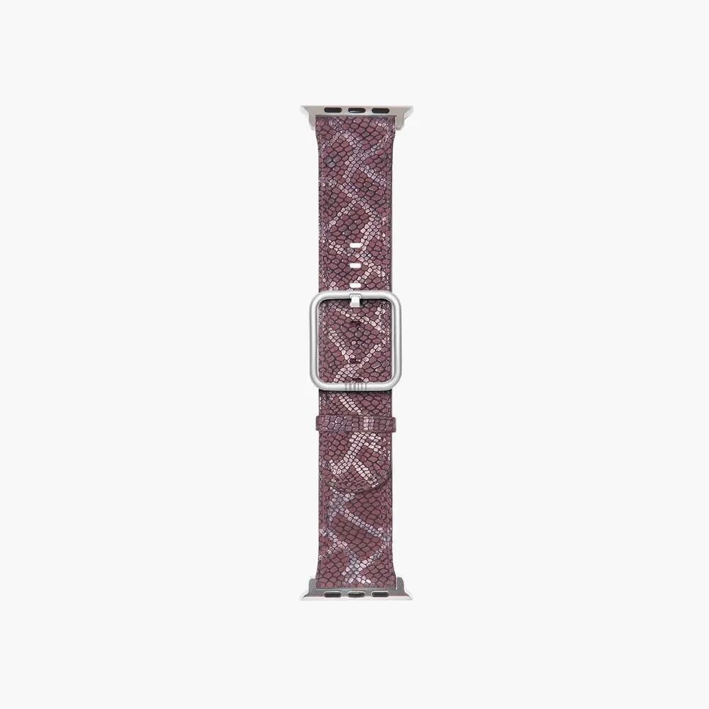 Luxury Feel Apple Watch Band Paris Burgundy  Going Fast!