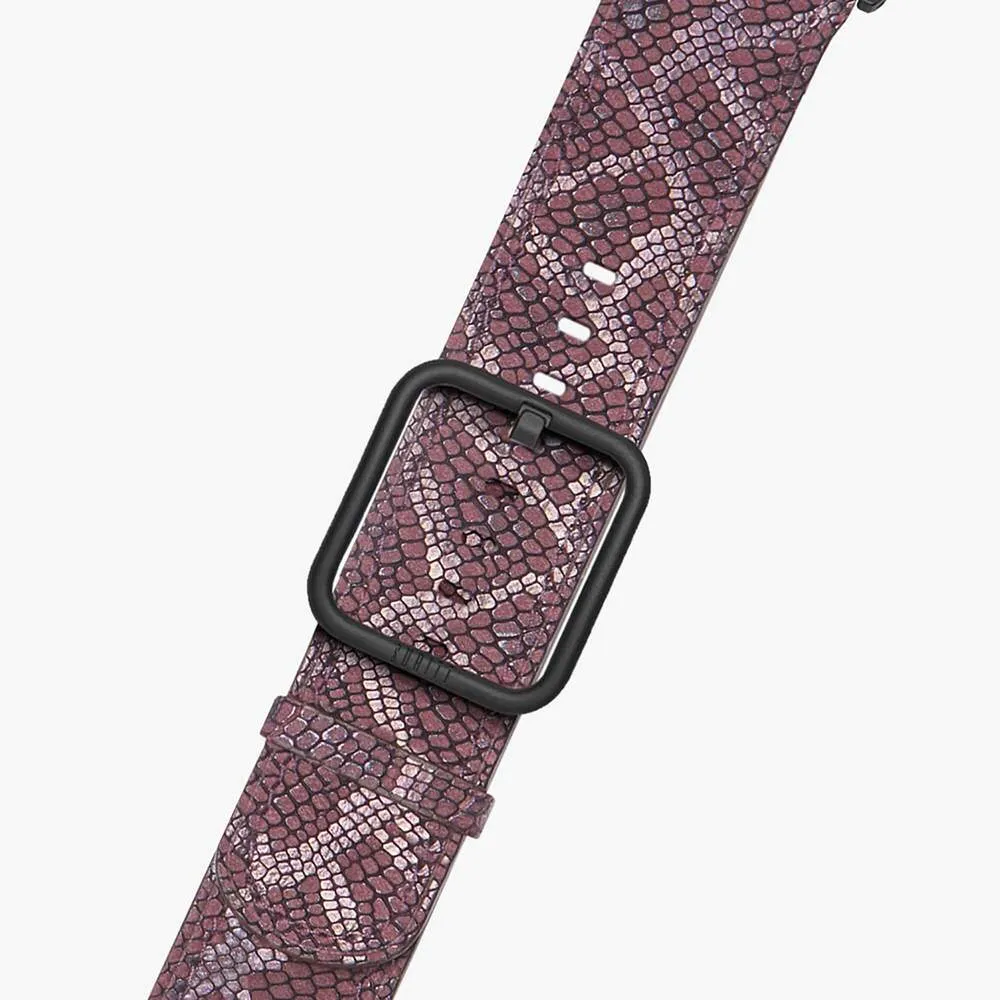 Luxury Feel Apple Watch Band Paris Burgundy  Going Fast!