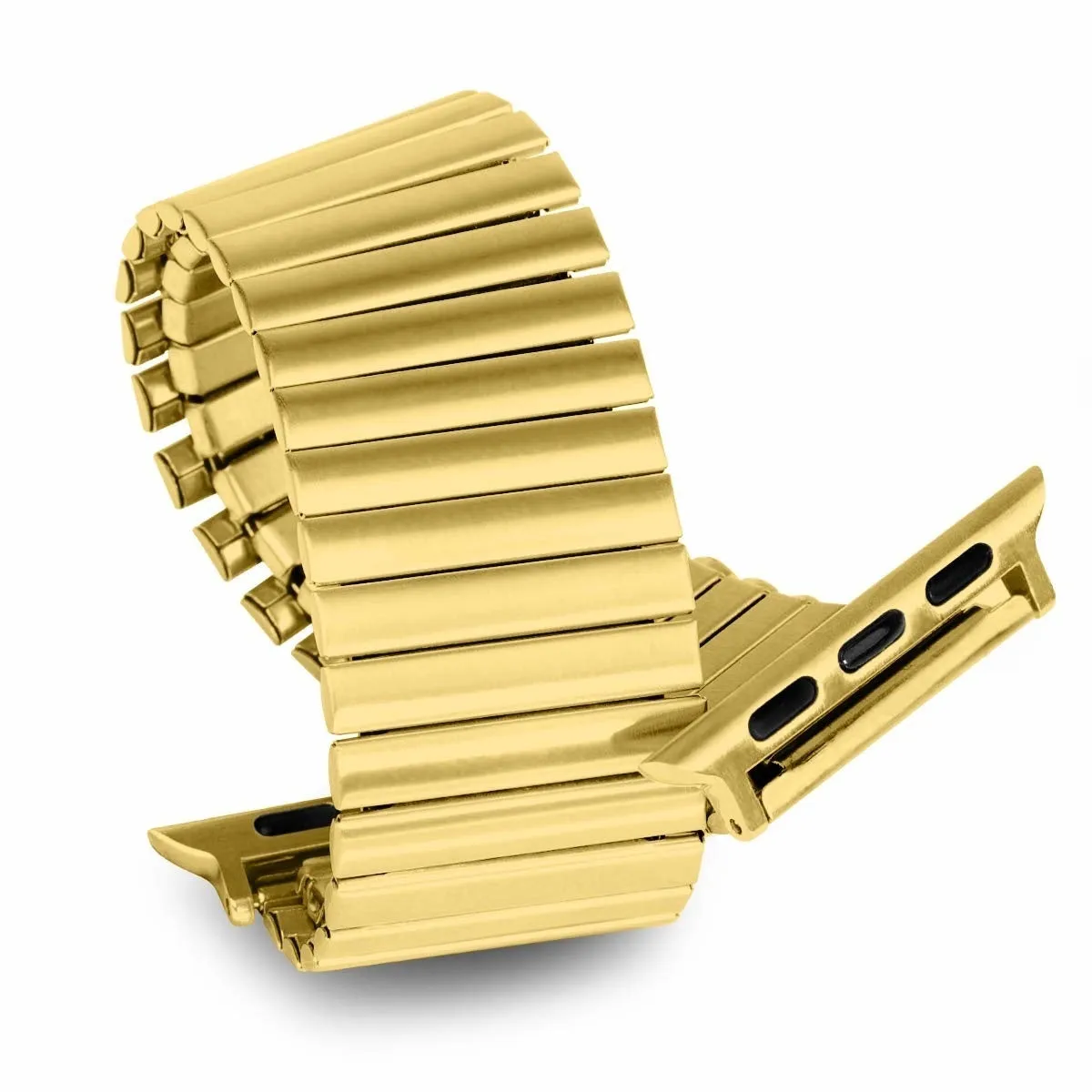Luxury Feel Apple Watch Elastic Steel Strap (Gold)  Almost Sold Out!