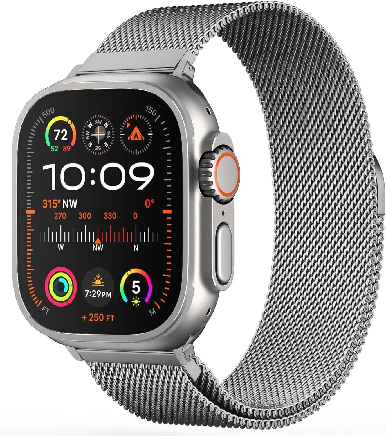 Luxury Feel Apple Watch Milanese Strap (Titanium)  Limited Stock!