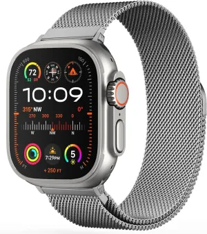 Luxury Feel Apple Watch Milanese Strap (Titanium)  Limited Stock!