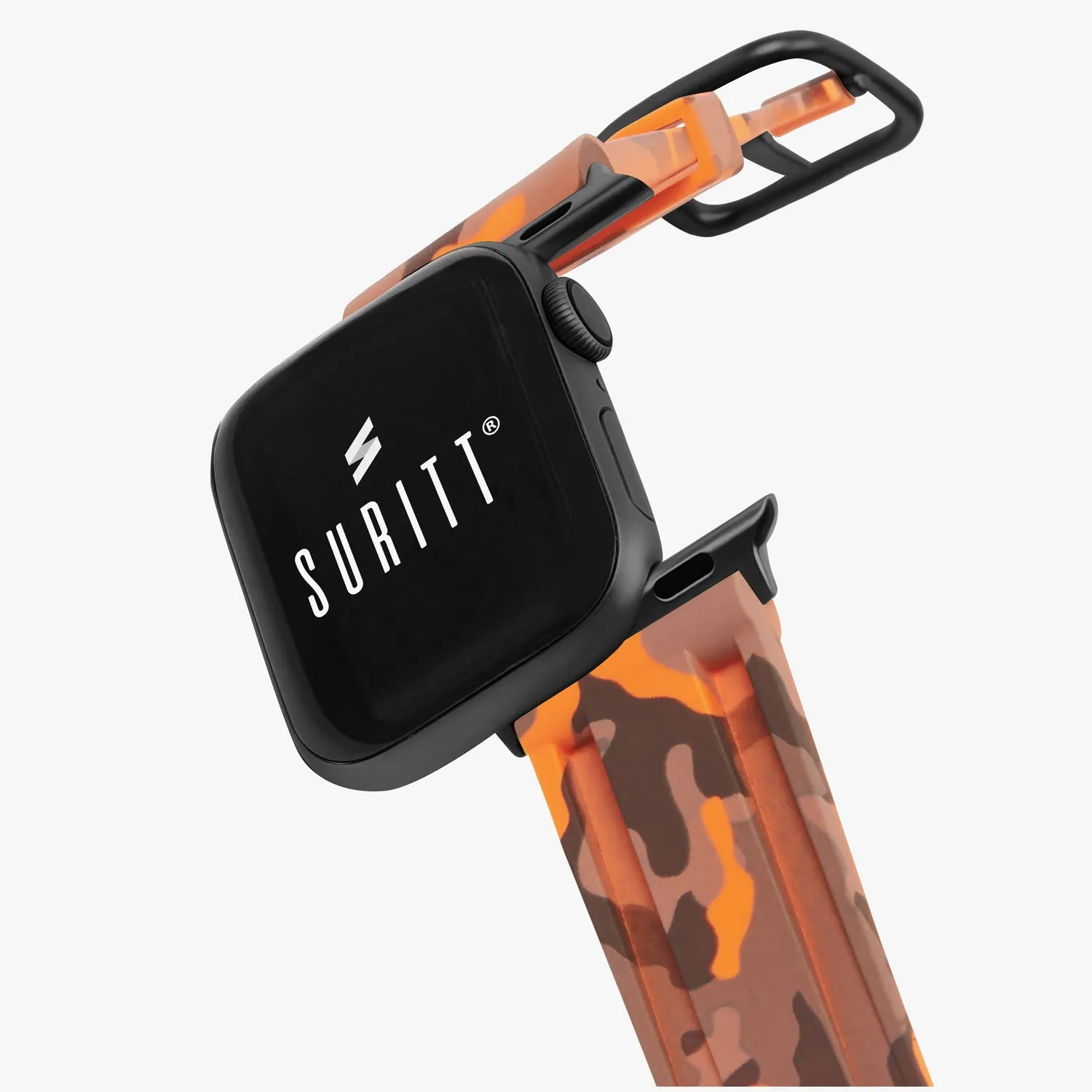 Luxury Feel Apple Watch Sport Band Orange Camo  Going Fast!