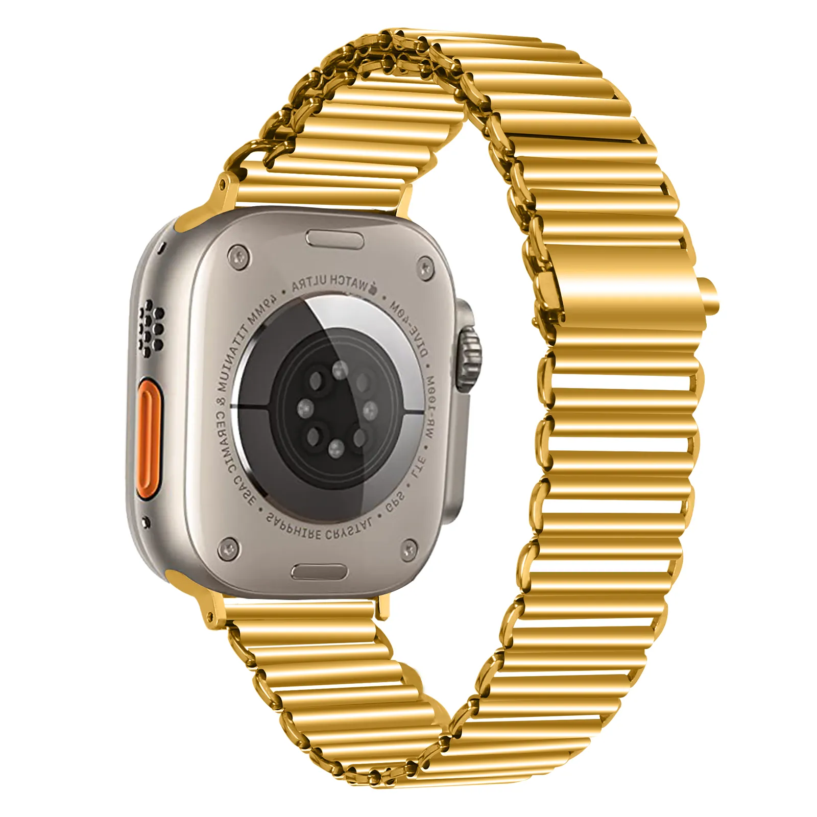 Luxury Feel Apple Watch Steel Loop Strap (Gold)  Last Few Pieces!