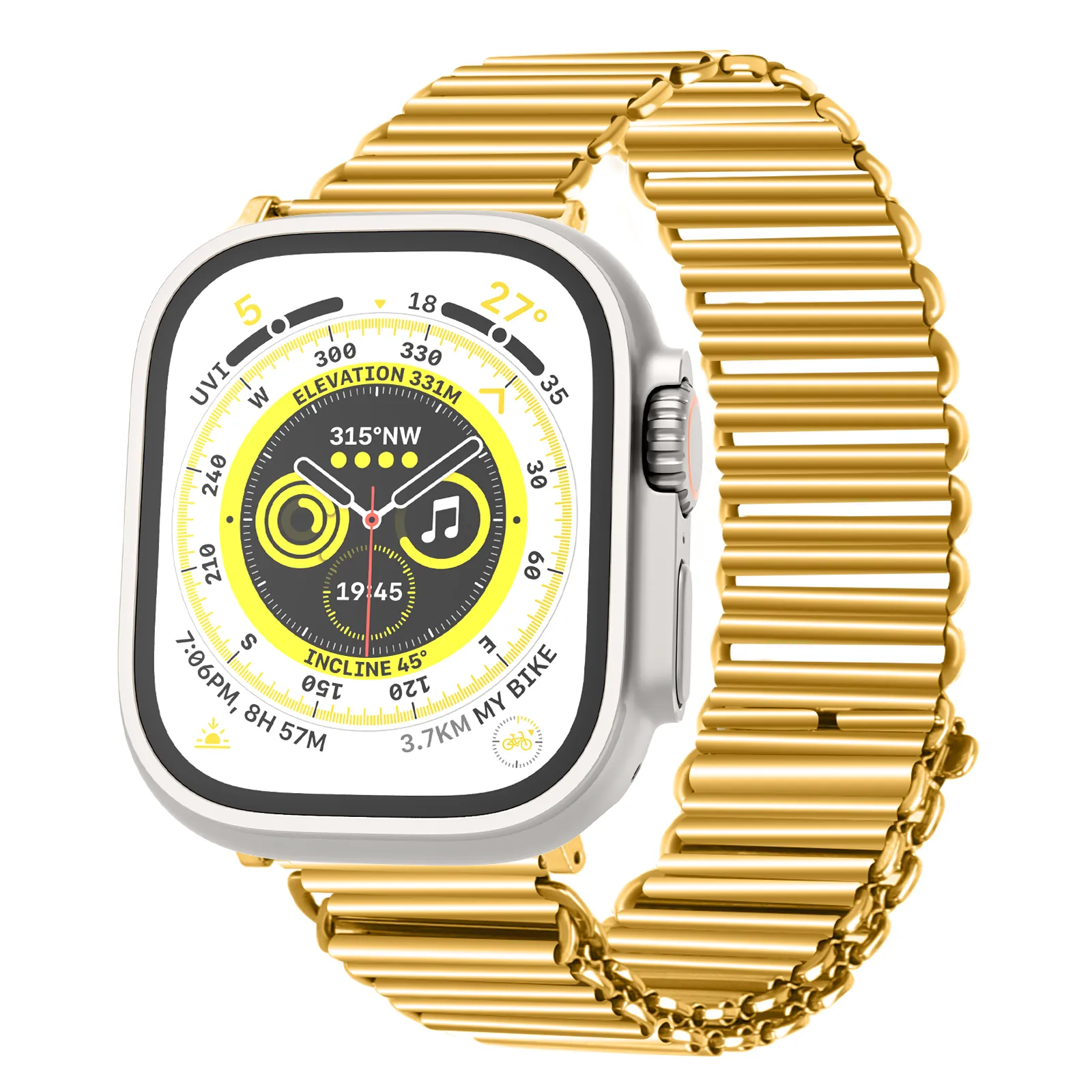 Luxury Feel Apple Watch Steel Loop Strap (Gold)  Last Few Pieces!