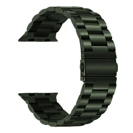 Luxury Feel Apple Watch Steel Strap (Dark Green)  Today Only!