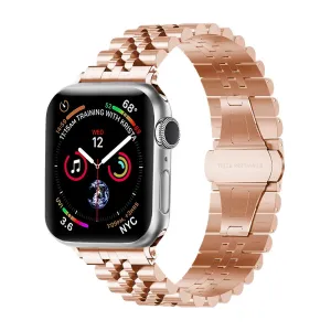Luxury Feel Apple Watch Steel Strap Jubilee (Rose Gold)  Today Only!