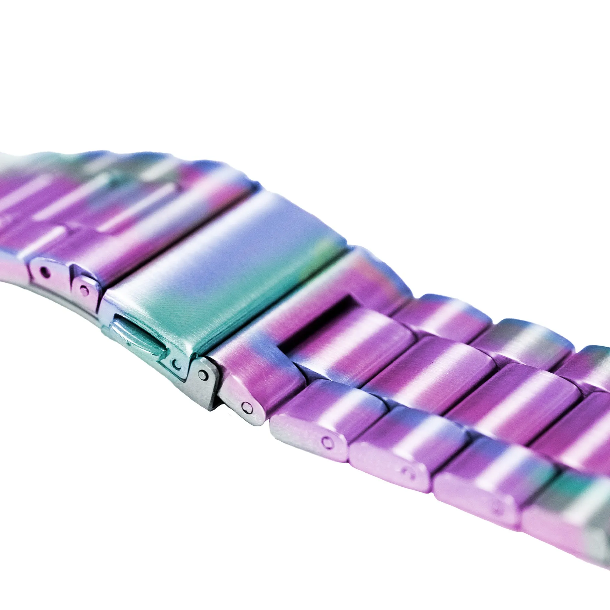 Luxury Feel Apple Watch Steel Strap (Pearlescent)  Limited Availability!