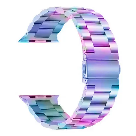 Luxury Feel Apple Watch Steel Strap (Pearlescent)  Limited Availability!