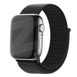 Luxury Feel Bandz Apple Watch Nylon Strap 'Classic' (Black)  Today Only!