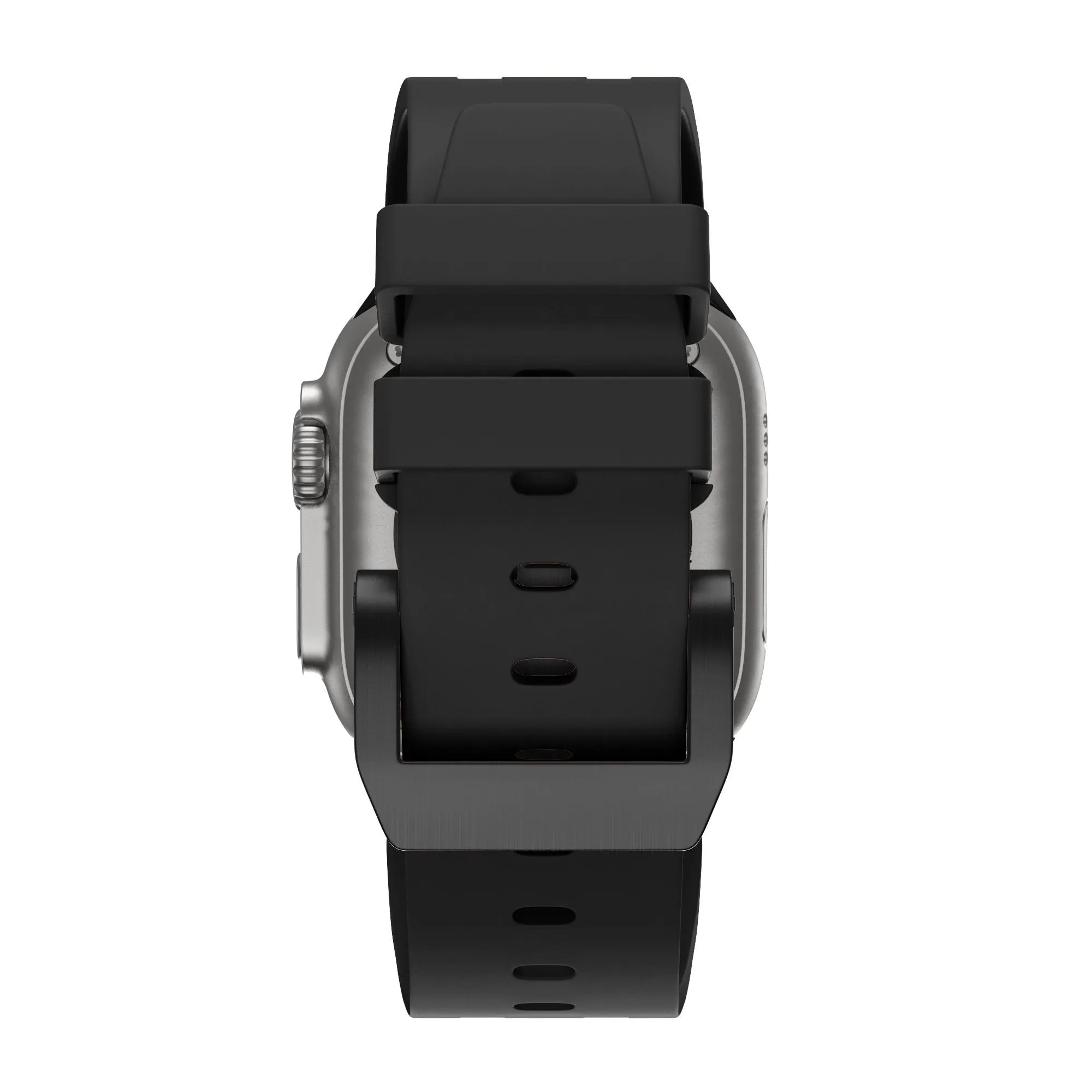 Luxury Feel Bandz Apple Watch Silicone Strap 'Luxe Liquid' (Black With Black)  Going Fast!