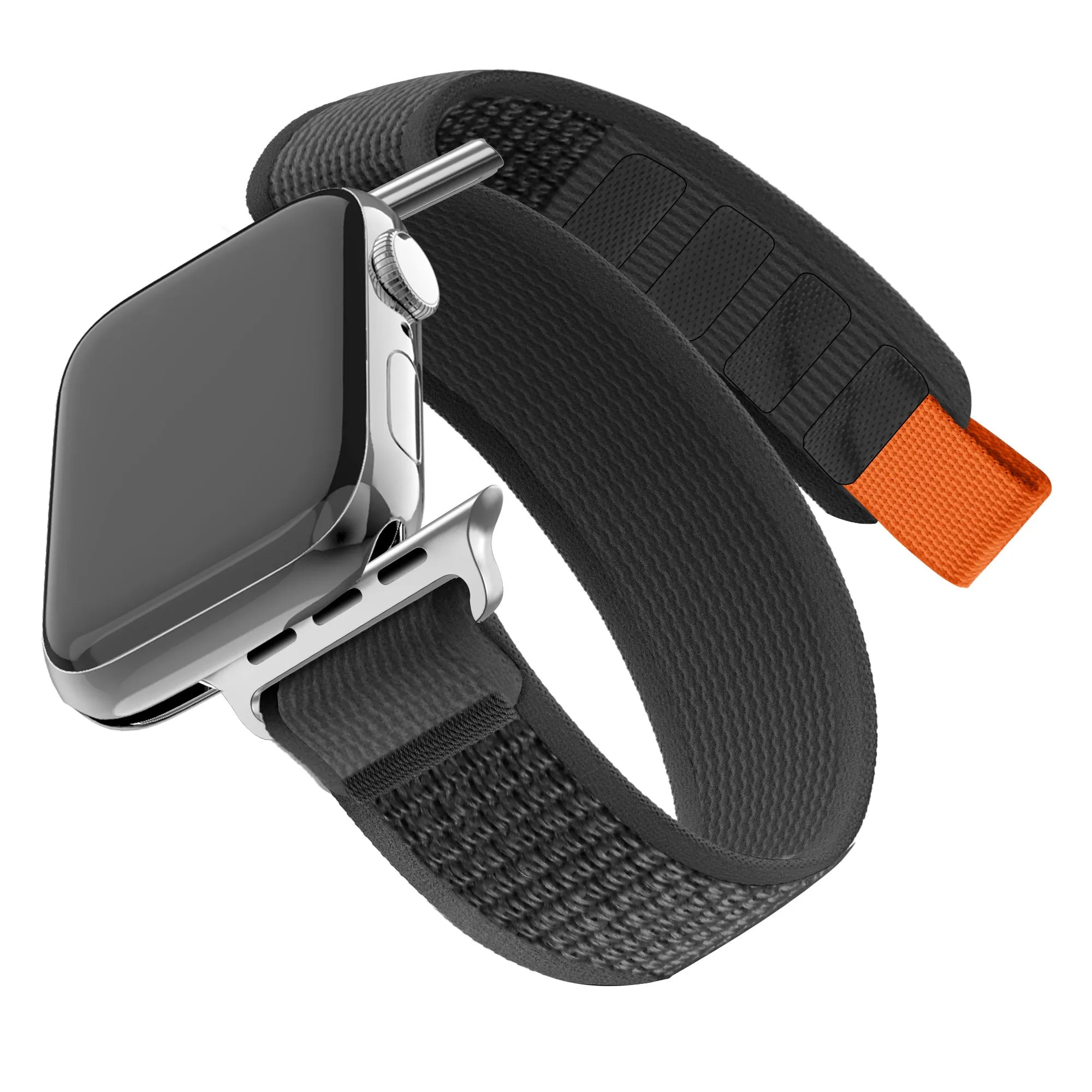 Luxury Feel Bandz Apple Watch Trail Strap (Black)  Ends Soon!