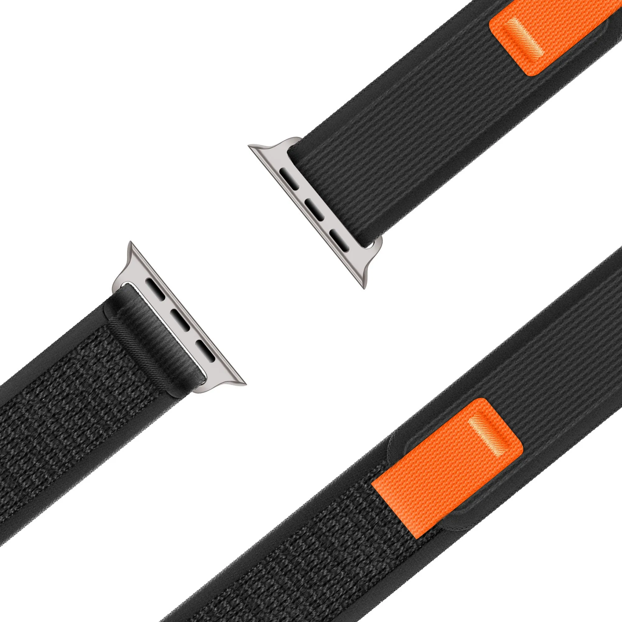 Luxury Feel Bandz Apple Watch Trail Strap (Black)  Ends Soon!