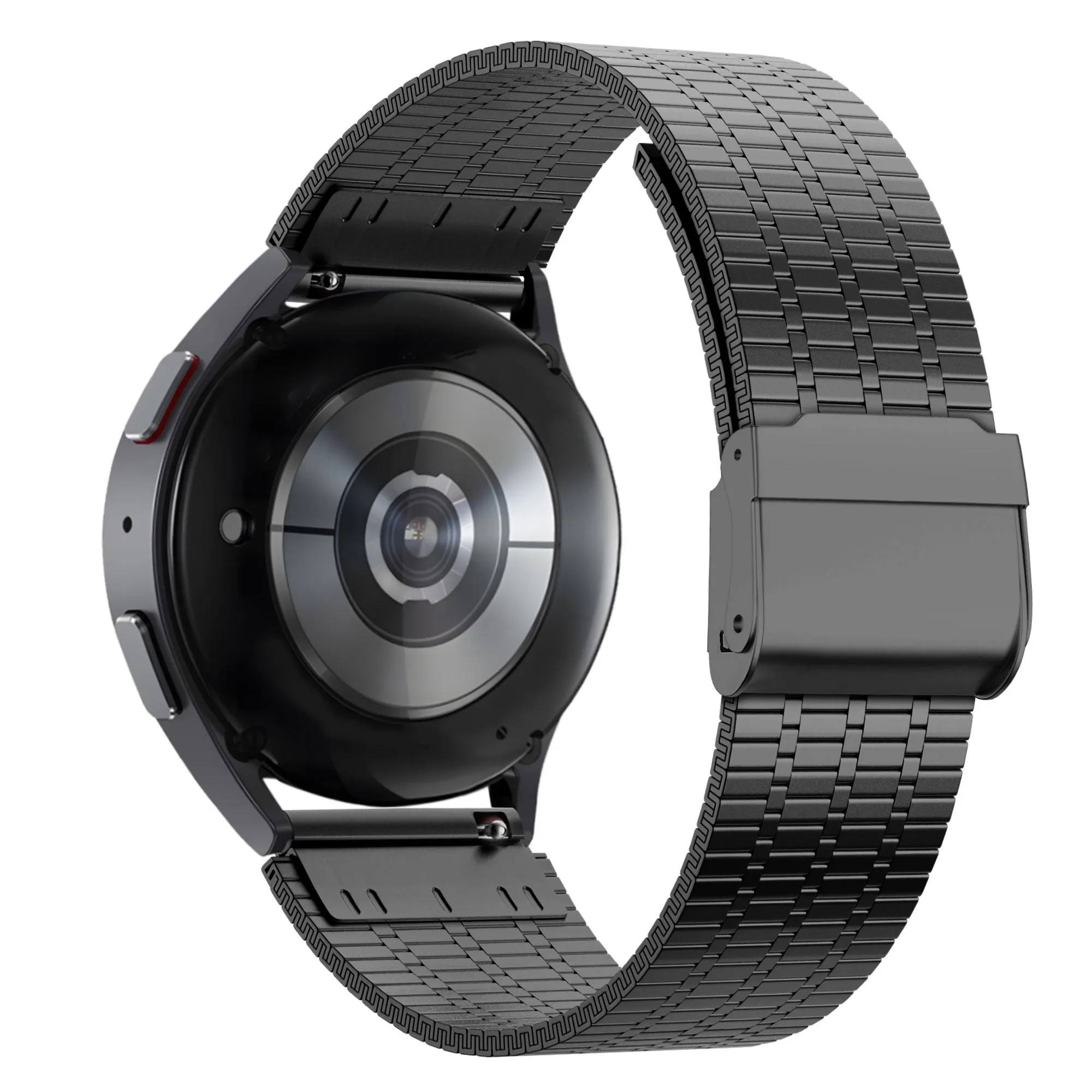 Luxury Feel Bandz Huawei Watch 4 (Pro) Adjustable Steel Strap (Black)  Last Chance!
