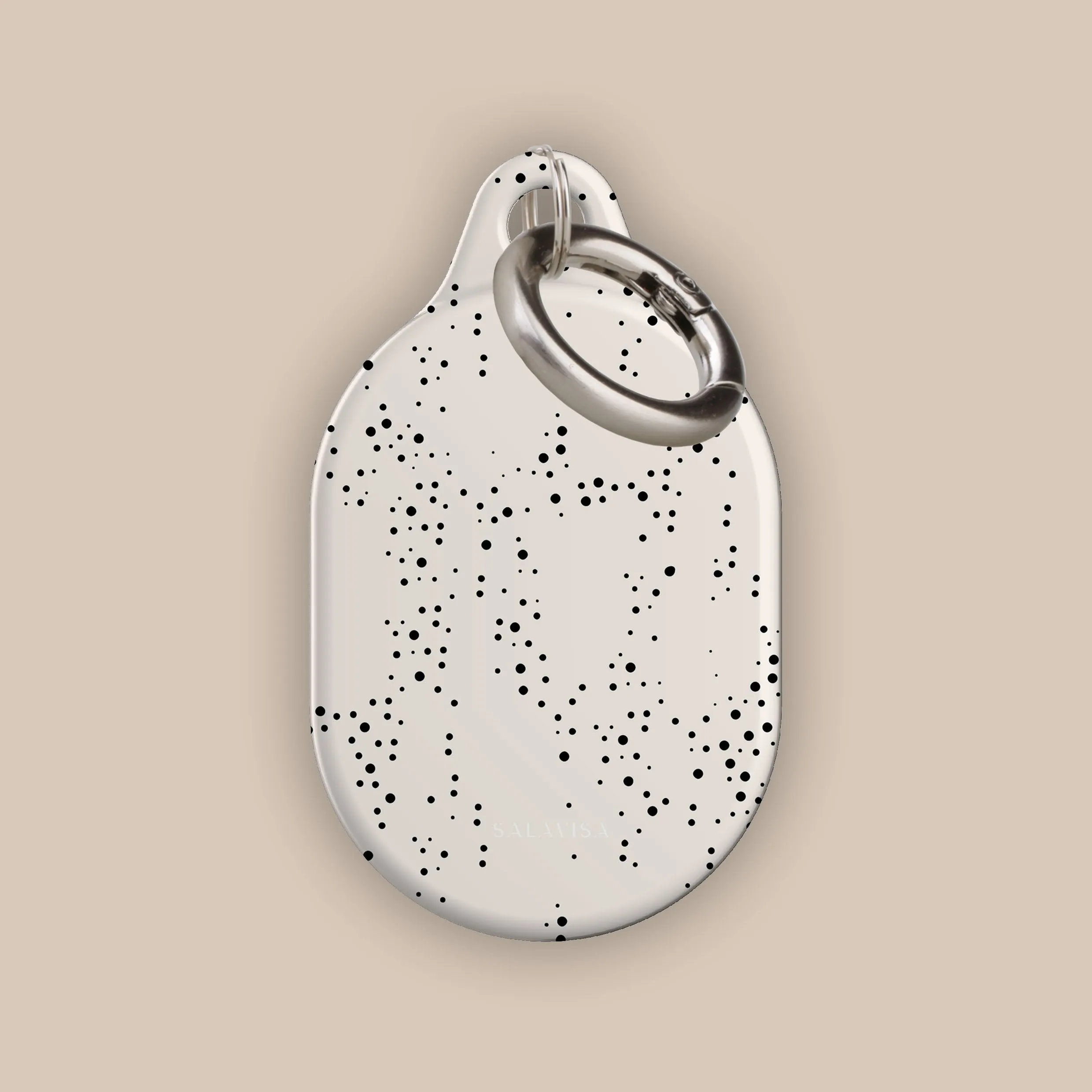 Luxury Feel Beige Dots AirTag Holder  Limited Stock!