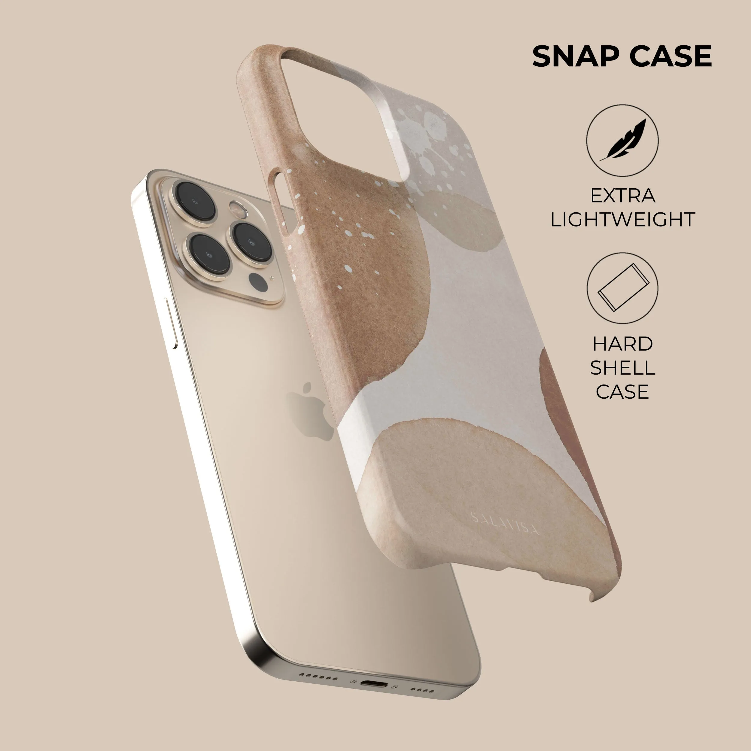 Luxury Feel Beige Sugar Phone Case  Limited Availability!