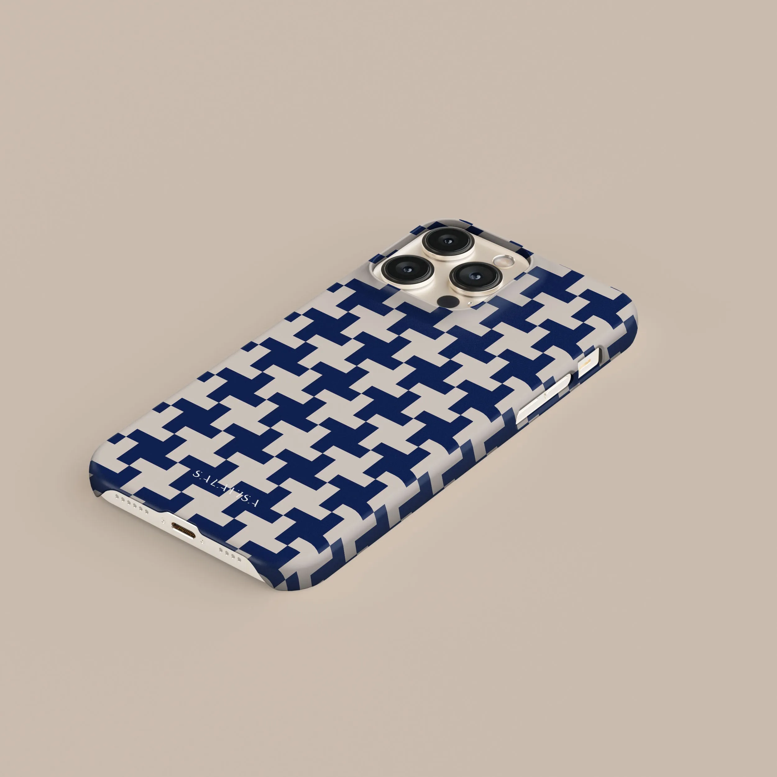 Luxury Feel Blue Glen Plaid Phone Case  Stylish & Comfortable