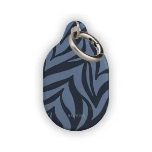 Luxury Feel Blue Zebra AirTag Holder  Almost Gone!