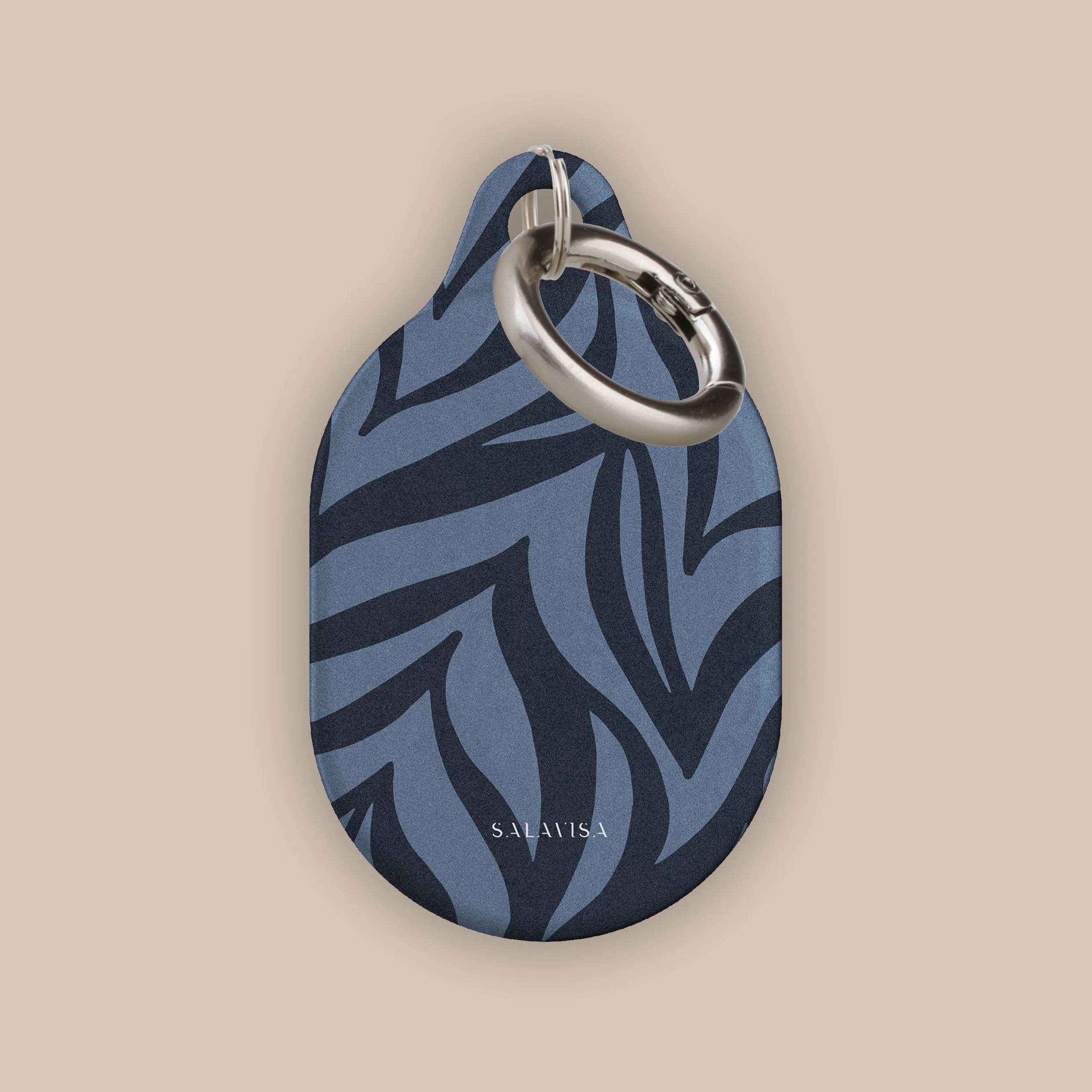 Luxury Feel Blue Zebra AirTag Holder  Almost Gone!