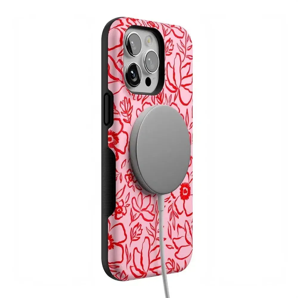 Luxury Feel Blush Garden | Floral Doodle Case  Almost Gone!