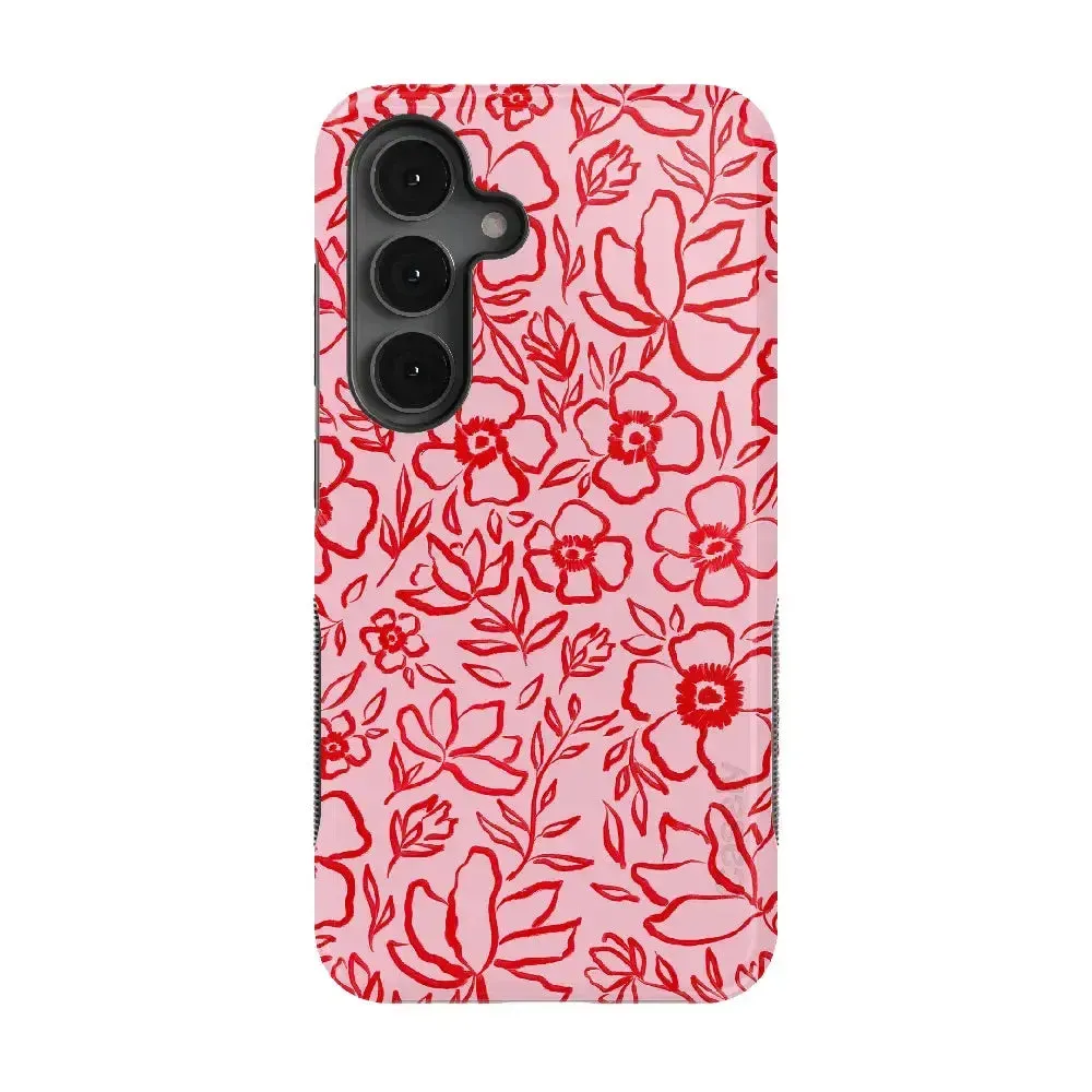 Luxury Feel Blush Garden | Floral Doodle Case  Almost Gone!