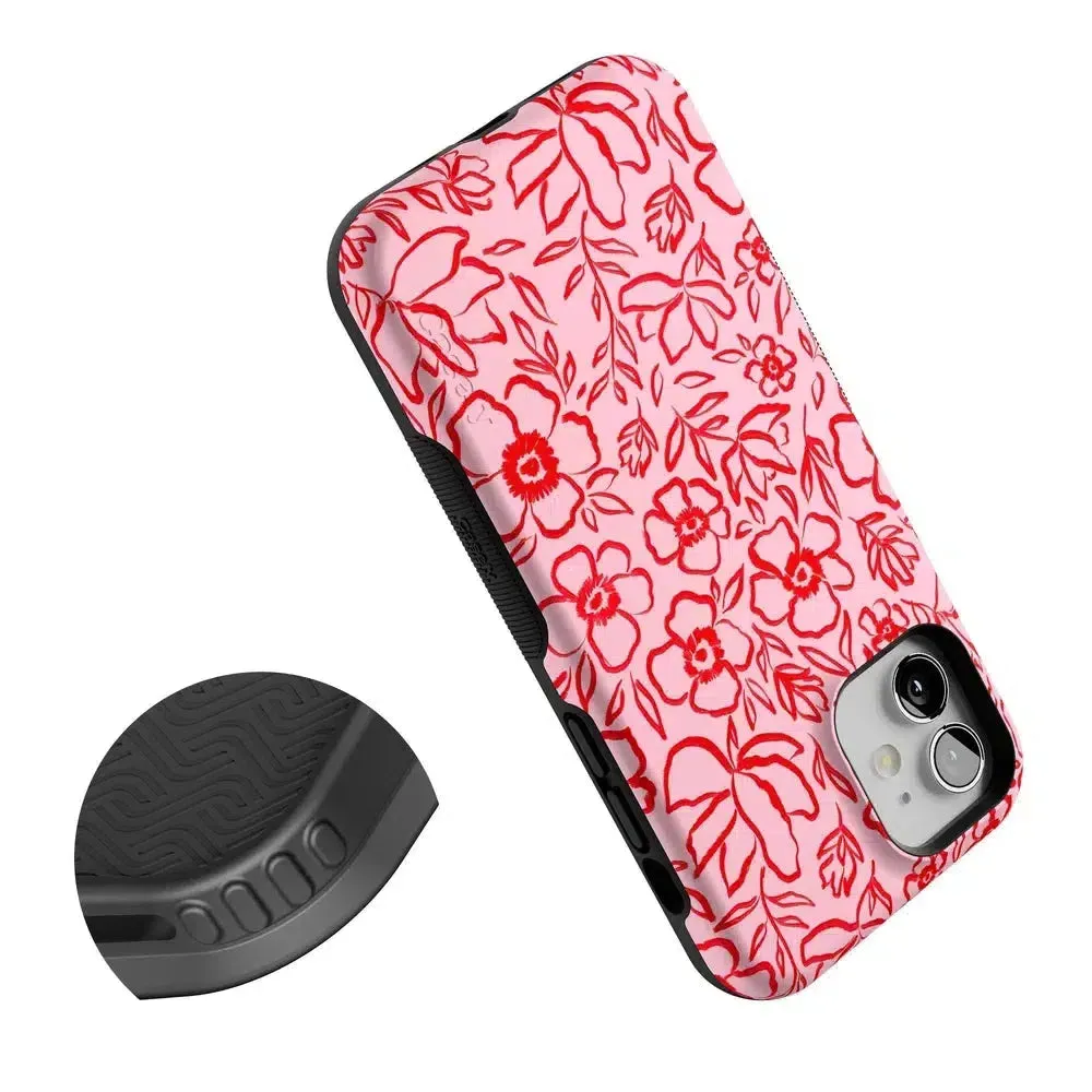 Luxury Feel Blush Garden | Floral Doodle Case  Almost Gone!
