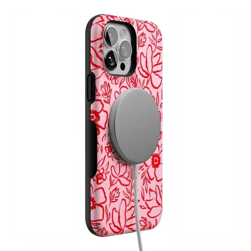Luxury Feel Blush Garden | Floral Doodle Case  Almost Gone!