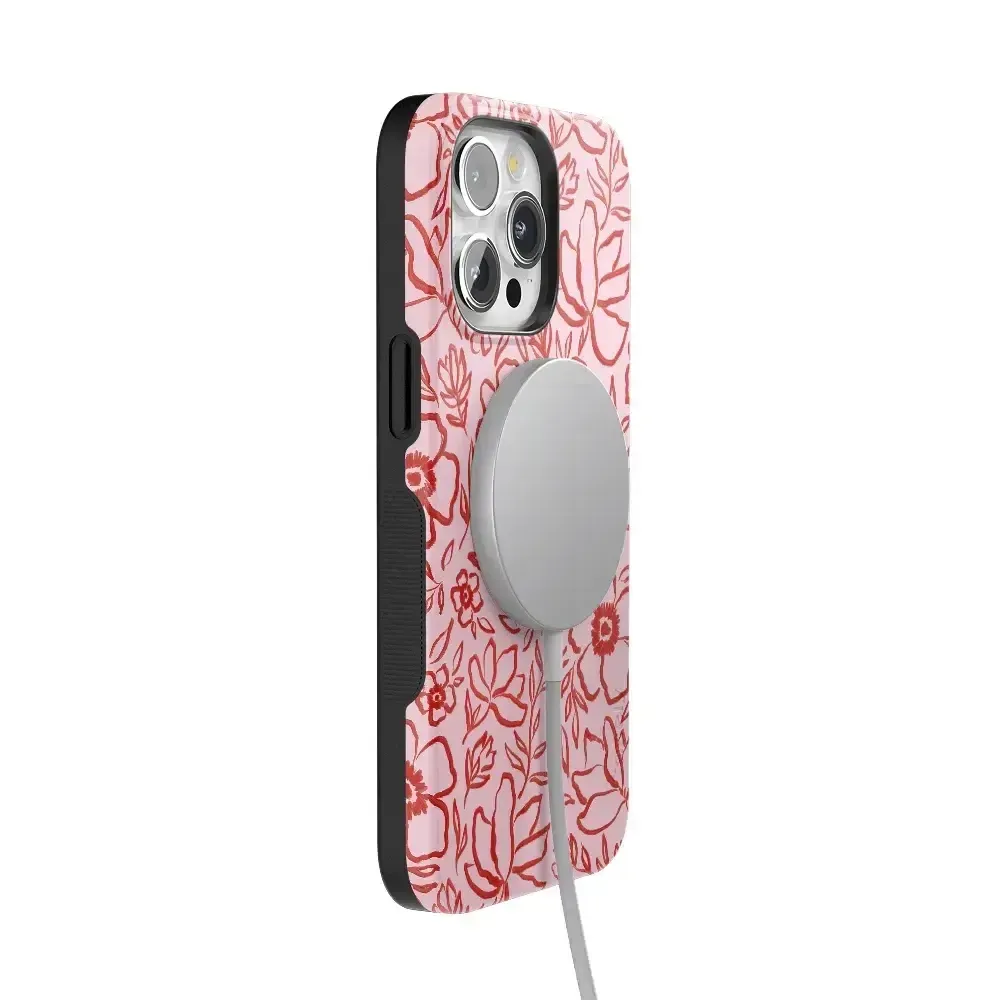 Luxury Feel Blush Garden | Floral Doodle Case  Almost Gone!