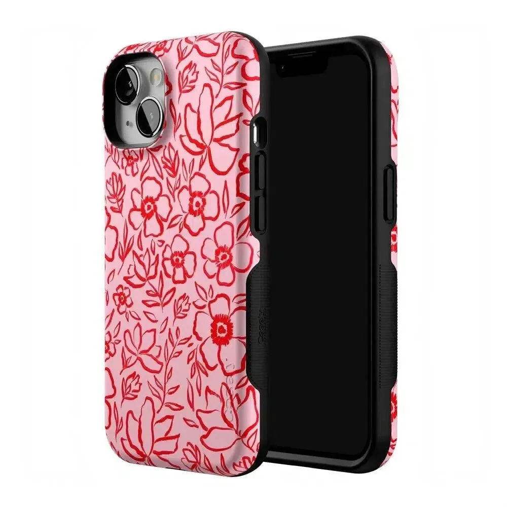 Luxury Feel Blush Garden | Floral Doodle Case  Almost Gone!