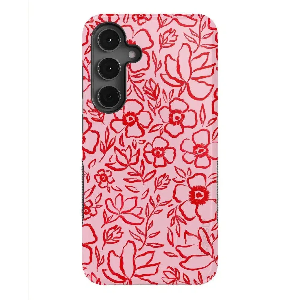 Luxury Feel Blush Garden | Floral Doodle Case  Dont Miss Out!