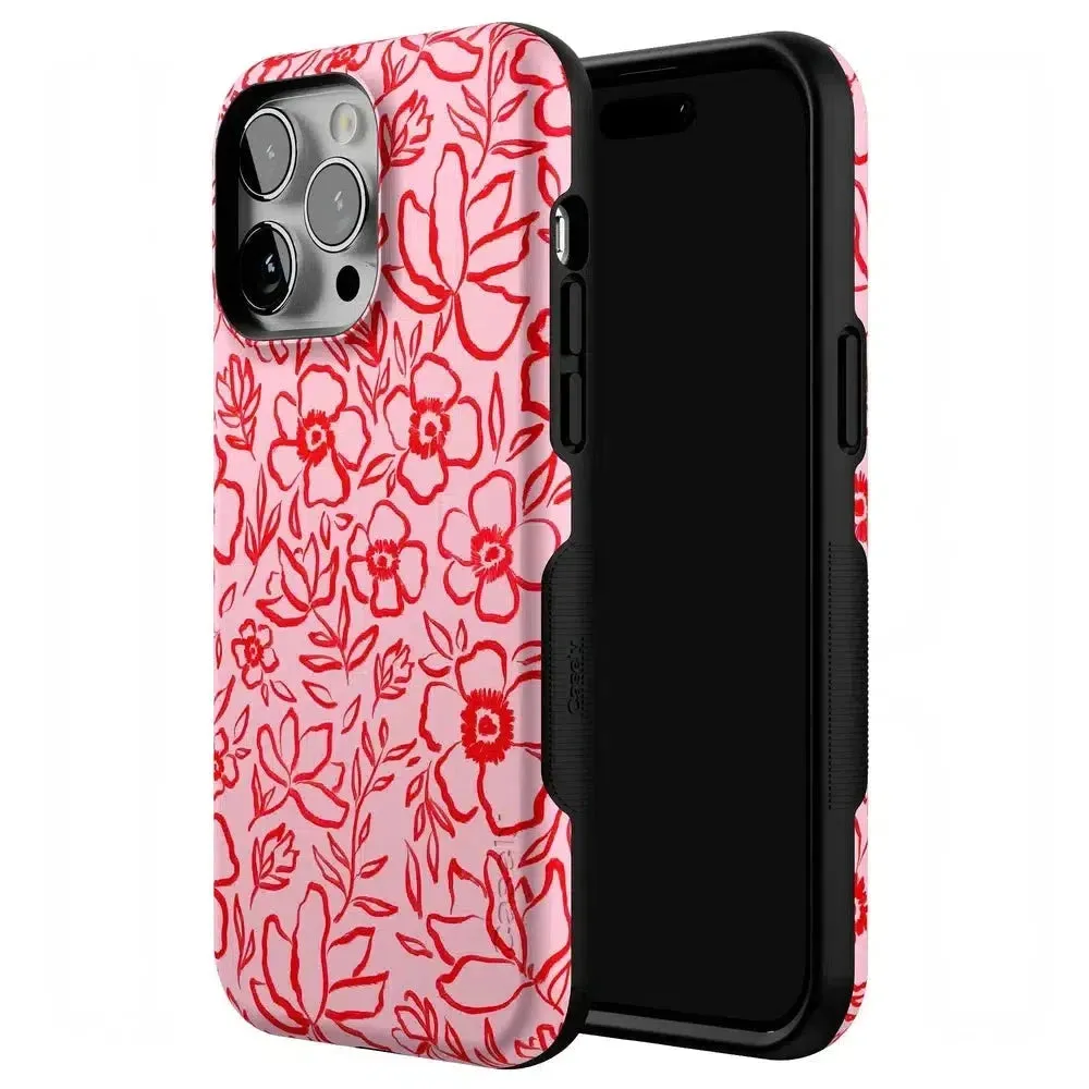 Luxury Feel Blush Garden | Floral Doodle Case  Dont Miss Out!