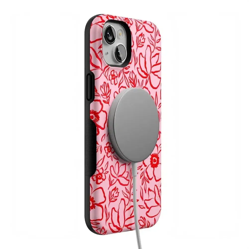 Luxury Feel Blush Garden | Floral Doodle Case  Dont Miss Out!