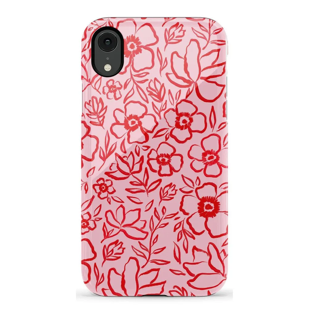 Luxury Feel Blush Garden | Floral Doodle Case  Dont Miss Out!