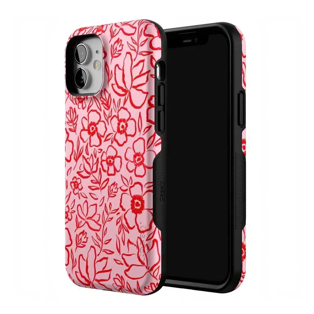 Luxury Feel Blush Garden | Floral Doodle Case  Dont Miss Out!