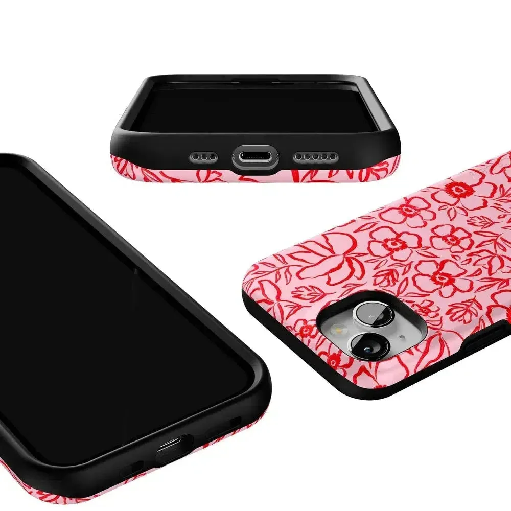 Luxury Feel Blush Garden | Floral Doodle Case  Dont Miss Out!