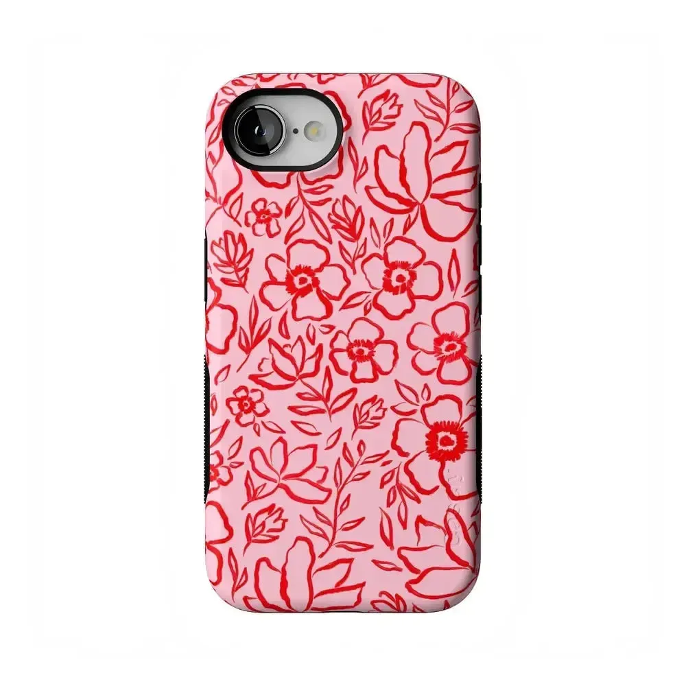 Luxury Feel Blush Garden | Floral Doodle Case  Dont Miss Out!