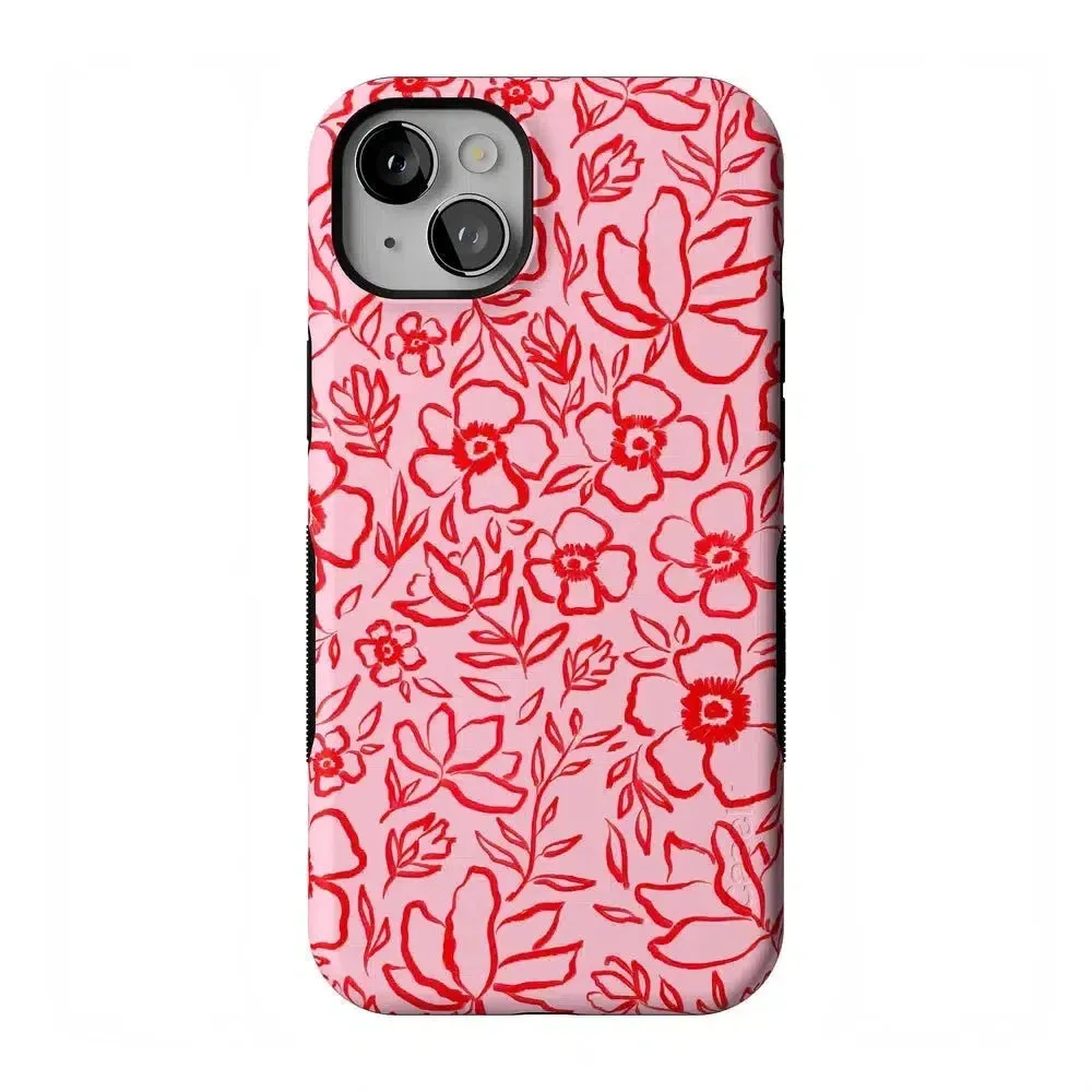 Luxury Feel Blush Garden | Floral Doodle Case  Dont Miss Out!