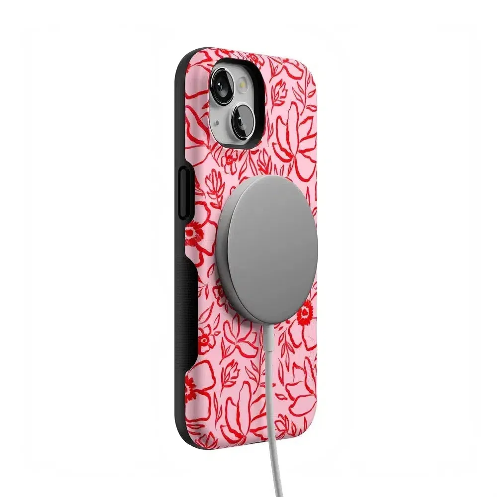 Luxury Feel Blush Garden | Floral Doodle Case  Dont Miss Out!