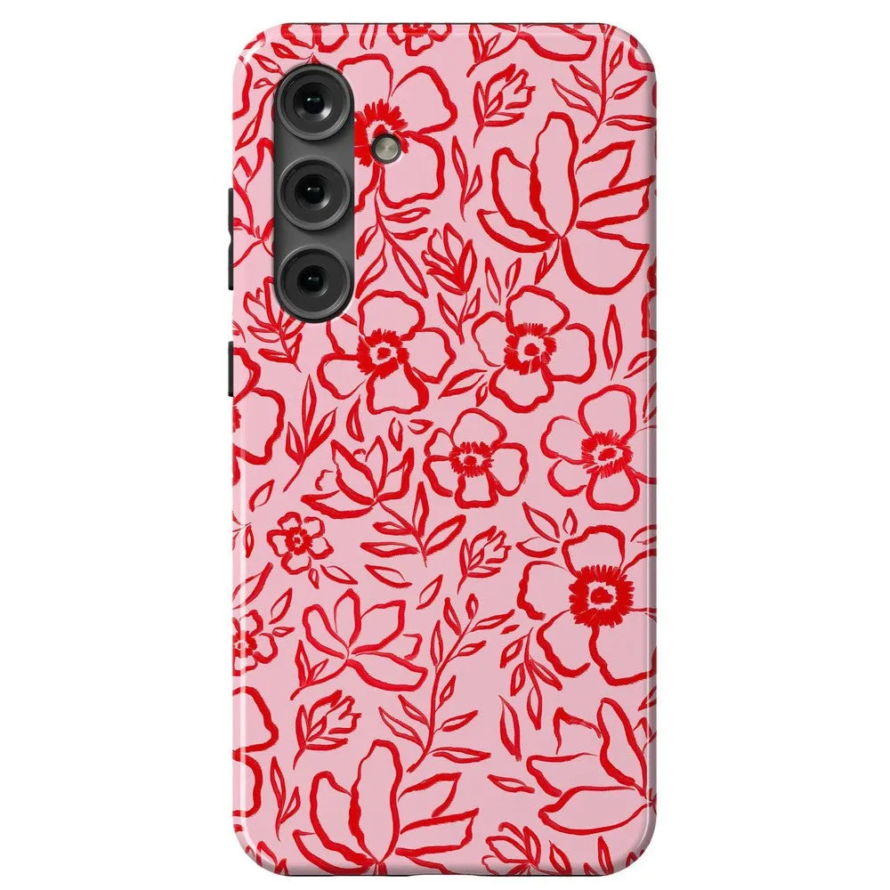 Luxury Feel Blush Garden | Floral Doodle Case  Dont Miss Out!