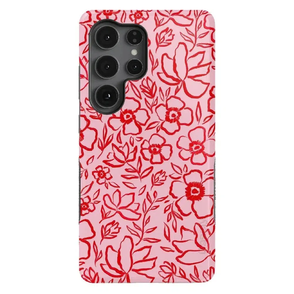 Luxury Feel Blush Garden | Floral Doodle Case  Dont Miss Out!