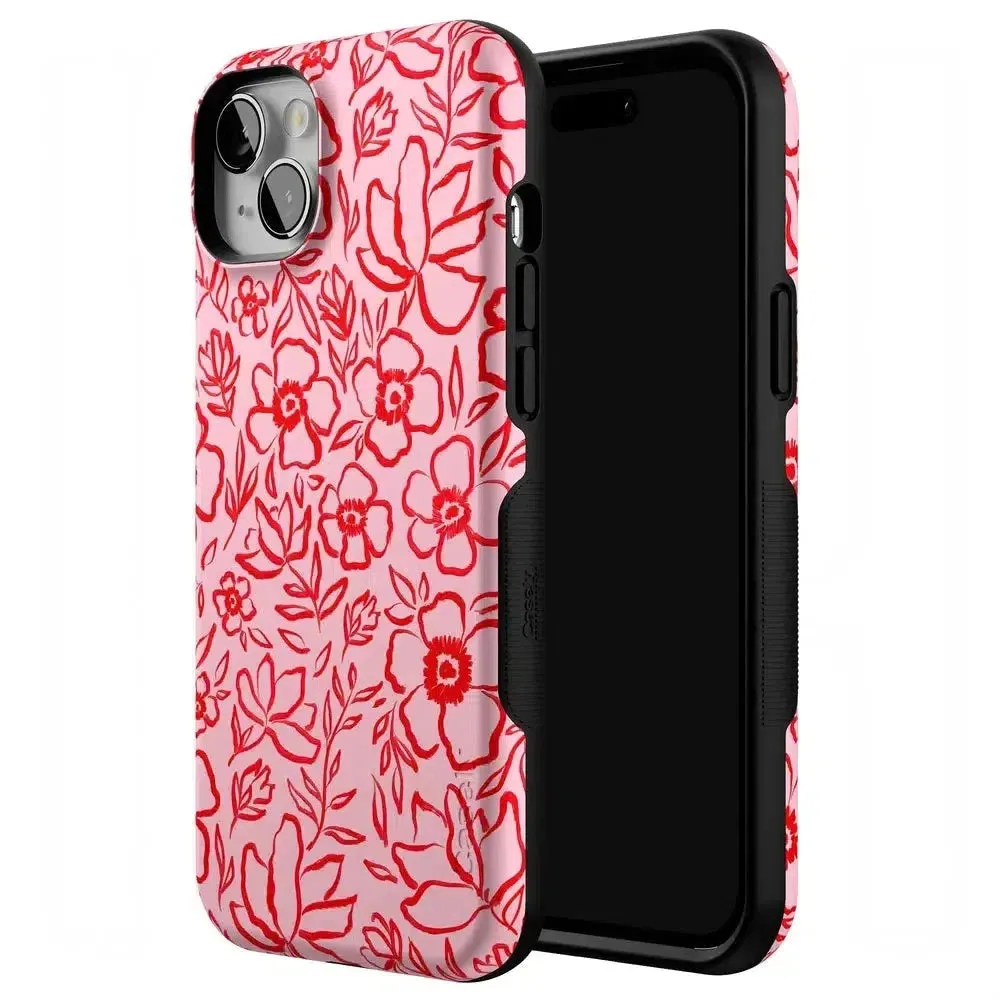 Luxury Feel Blush Garden | Floral Doodle Case  Dont Miss Out!