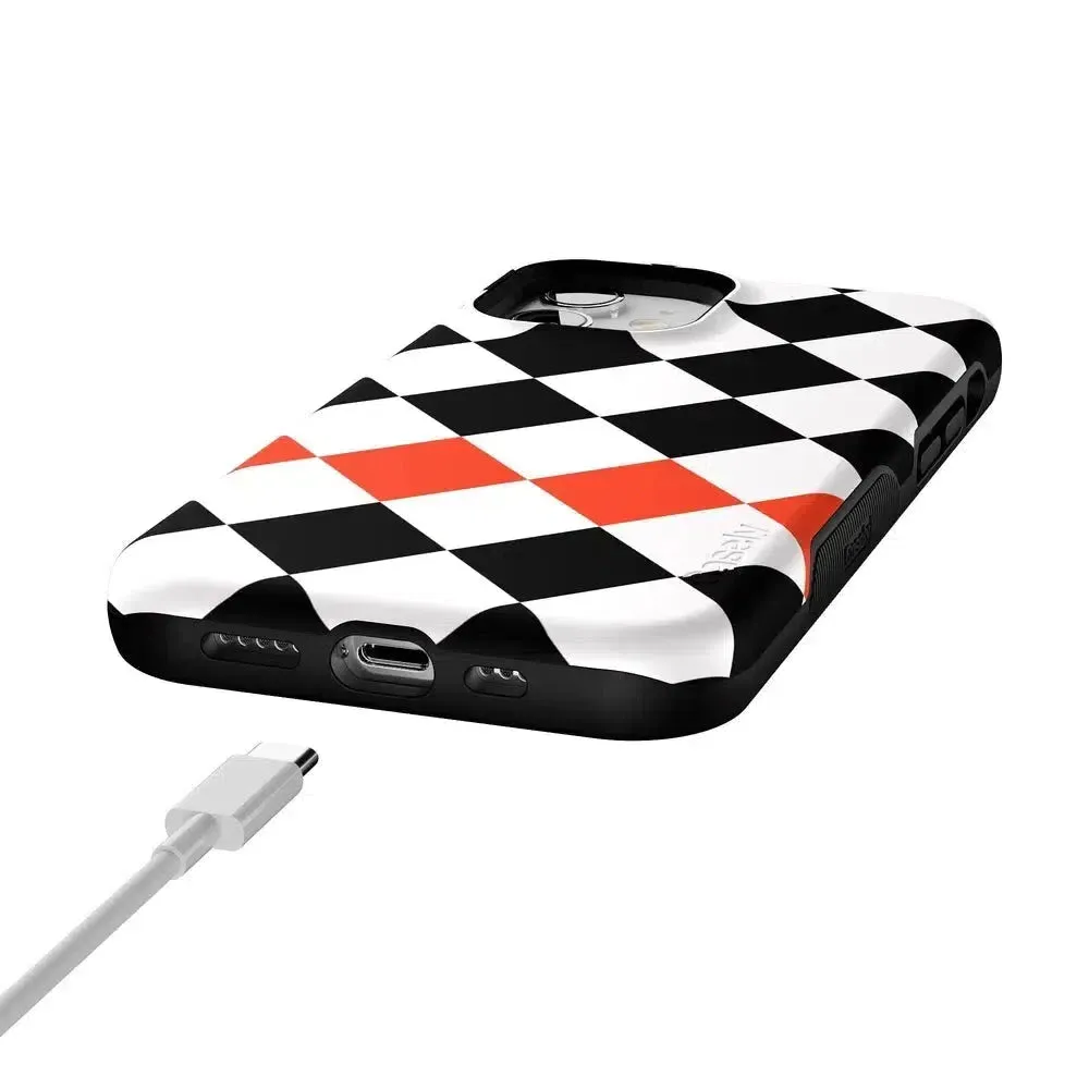 Luxury Feel Checkerboard | High Contrast Design Case  Last Chance!